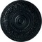 Ekena Millwork Rose Ceiling Medallion (Fits Canopies up to 13 1/2"), Hand-Painted Night Shade, 33 7/8"OD x 2 3/8"P CM33RONSF - alternate 1
